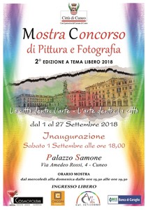 Locandina Mostra Concorso  "La città dentro l'arte - L'arte dentro la città"