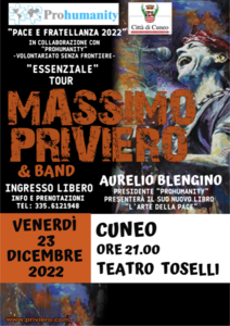 Locandina concerto Massimo Priviero