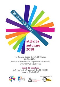 Biblioteca 0-18 | attività autunno 2018
