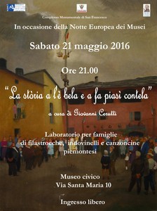 Notte Europea dei Musei 2016