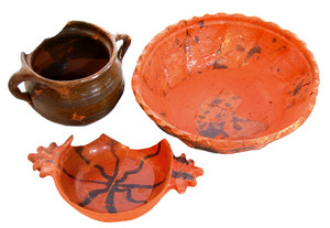 Oggetti in ceramica della collezione