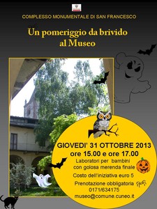 Un pomeriggio da brivido al Museo