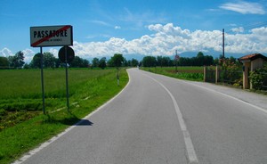 segnaletica stradale posizionata in via della Battaglia