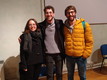 Un’immagine del nuovo direttivo da sinistra: (Carlotta Pellegrino, Gabriele Farina e Luca Bellini)