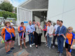 Il taglio del nastro inaugurale della Velostazione di Cuneo per mano della sindaca di Cuneo, Patrizia Manassero