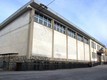 La facciata della scuola di Madonna dell'Olmo
