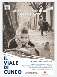 Locandina Mostra fotografica su viale Angeli