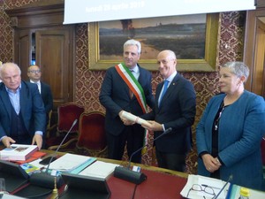 un momento della cerimonia