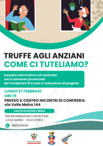 Locandina TRUFFE AGLI ANZIANI: COME CI TUTELIAMO?