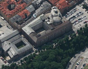 Veduta aerea del complesso Santa Croce