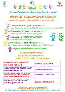 Locandina il giardino dei giochi