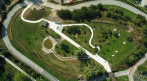 Il circuito di ciclismo protetto