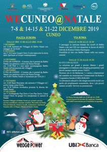 Locandina “WeCuneo@Natale”, aspettando il Natale