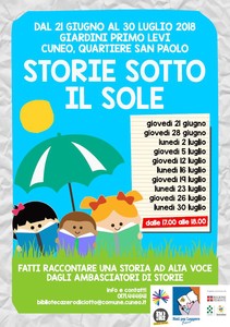 Storie sotto il sole | Letture con gli Ambasciatori