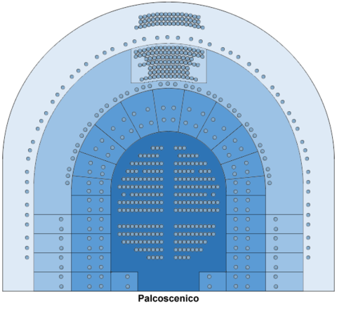 Teatro Toselli - Planimetria