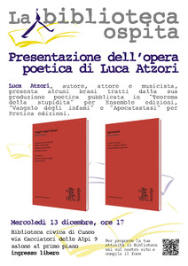 Atzori, opera poetica