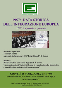 1957: data storica dell'integrazione europea