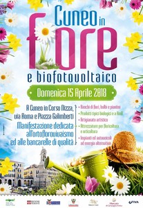 Locandina Cuneo in Fiore e Biofotovoltaico 2018