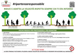cartello #ripartenzaresponsabile viale angeli