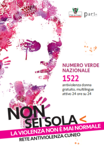locandina 1522 numero antiviolenza
