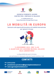 Locandina “La mobilità in Europa”