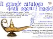Il grande catalogo degli oggetti magici