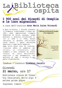 I 900 anni dei Ricardi di Oneglia