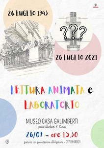 locandina Lettura animata e laboratorio