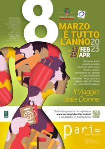 Locandina 8 marzo è tutto l'anno | Il Viaggio delle Donne | Marzo 2023