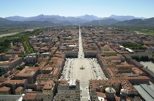 Cuneo vista aerea foto Cucchietti