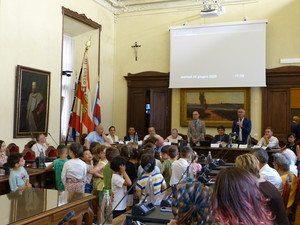 Un momento dell'esibizione