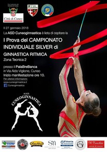 Locandina 1ª prova del Campionato Individuale Silver di ginnastica ritmica