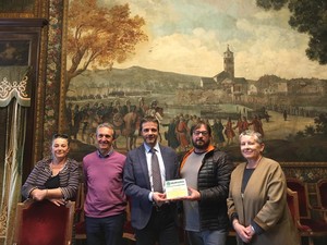 La premiazione in Sala Giunta del Municipio