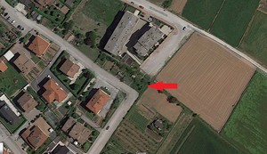 un’immagine dell’area in cui sarà realizzata la nuova strada