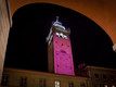 Torre Civica illuminata in Rosa