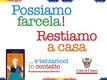 locandina possiamo farcela restiamo a casa