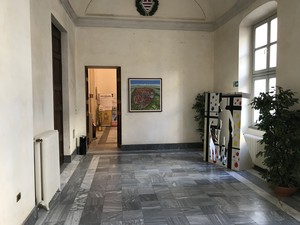 immagine del quadro nell' atrio del Salone d’Onore del Municipio