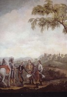 La dedizione ai Savoia nel 1382, Angelo Persico, affresco