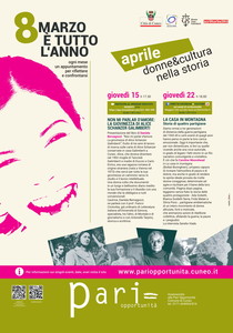 locandina 8 marzo è tutto l'anno | Iniziative del mese di aprile 2021