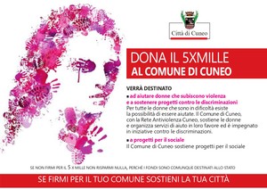 Locandina 5 per mille 2021
