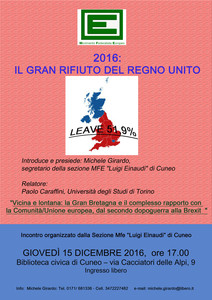 Il gran rifiuto del Regno Unito