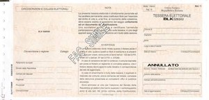 tessera elettorale