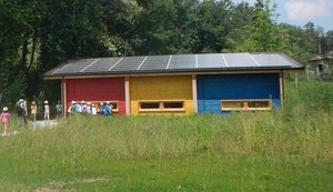 Impianto fotovoltaico della Casa del Fiume