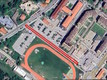 L'area interessata dall'intervento (foto Google Maps)