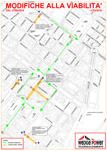 la mappa dei cantieri