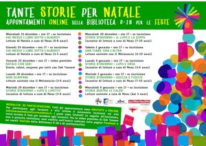 locandina delle attività natalizie