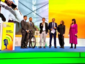 Il momento della premiazione all’Urban Award 2022