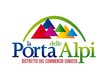 Logo "Porta delle Alpi" distretto del commercio di Cuneo