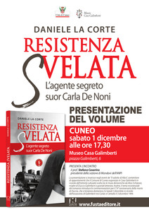 Locandina presentazione del libro del giornalista Daniele La Corte dal titolo “Resistenza svelata”