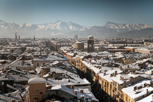 Cuneo vista dalla Torre Civica